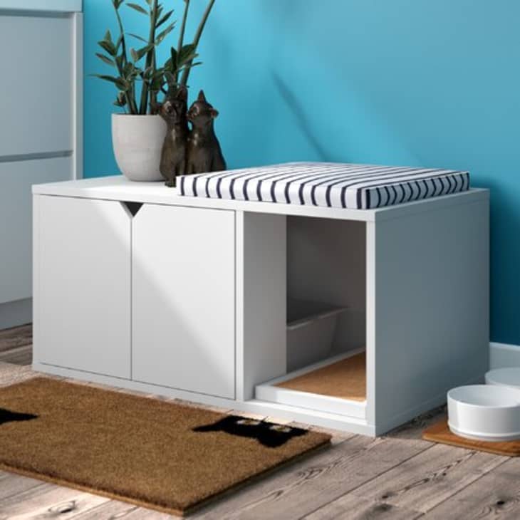 Cat hidden litter box outlet