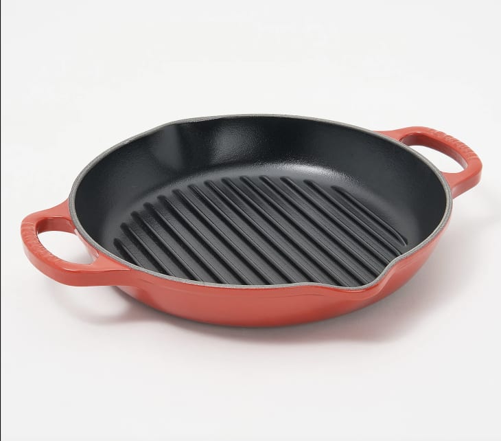 Le Creuset Signature Cast Iron Grill Pan Is On Sale at QVC for a