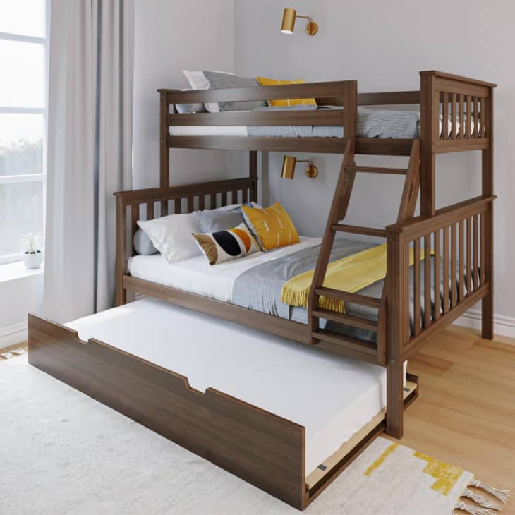 Overstock twin over full bunk clearance bed