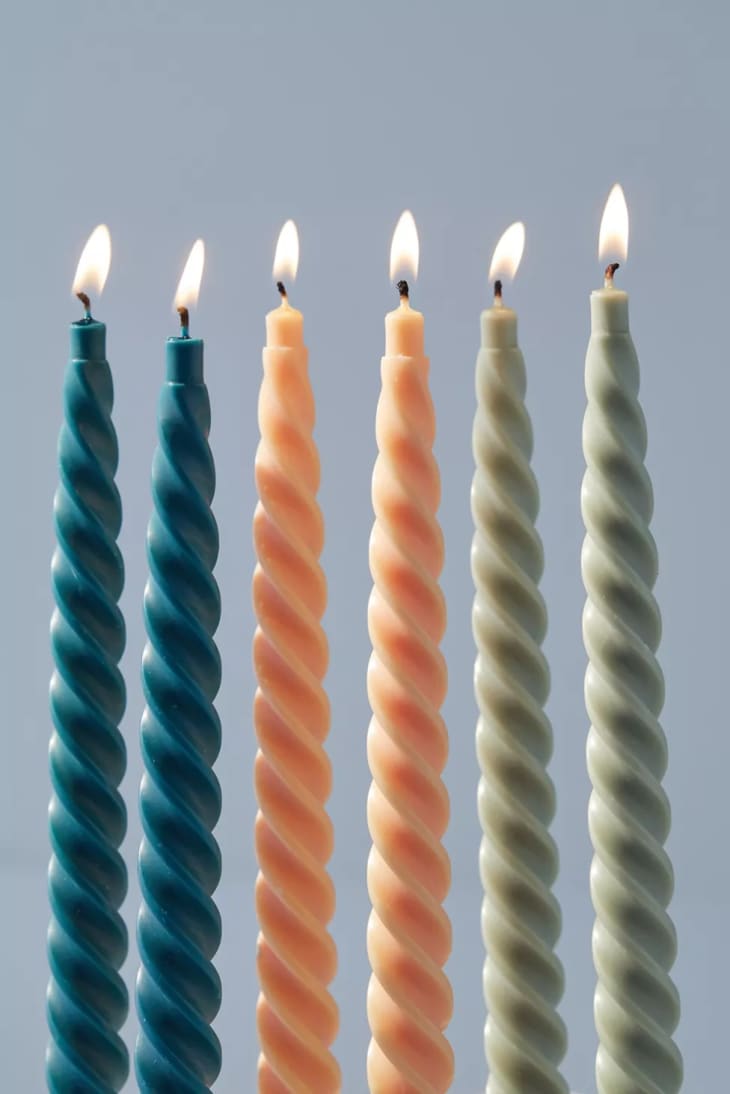 These Trendy Twisted Candles Are the Key to a Tablescape