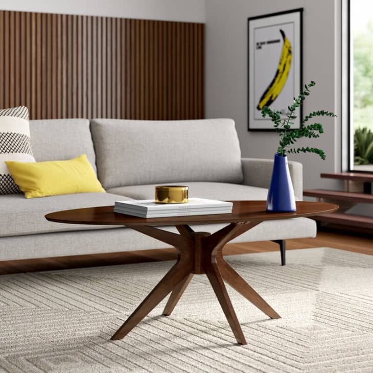 Wayfair mid century modern store coffee table