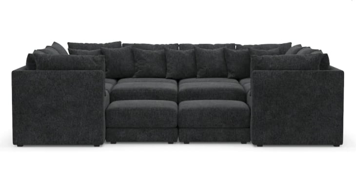 American signature grey deals sectional