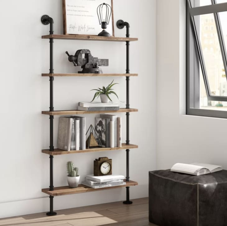 Wayfair industrial bookcase sale