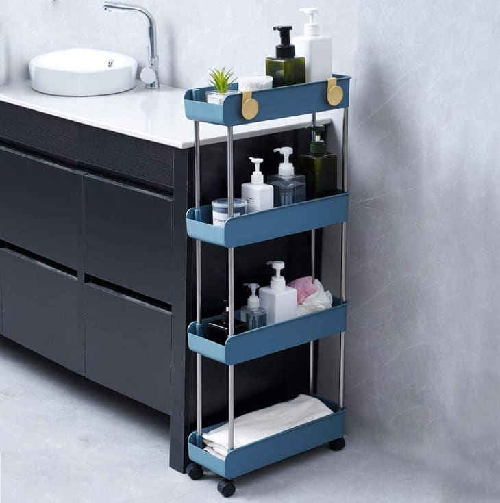 This Slim Rolling Cart from Amazon Creates Storage in Every Room