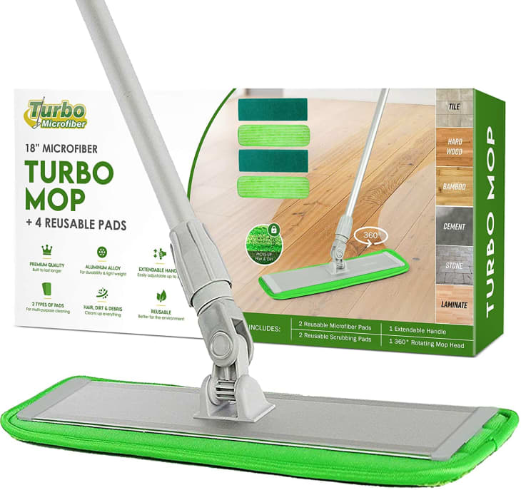 Popular Mops on Amazon 18Inch Microfiber Turbo Mop Cleaning System