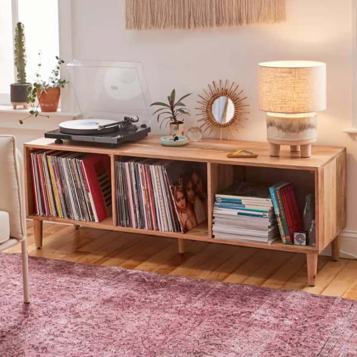 Sideboard on sale vinyl storage