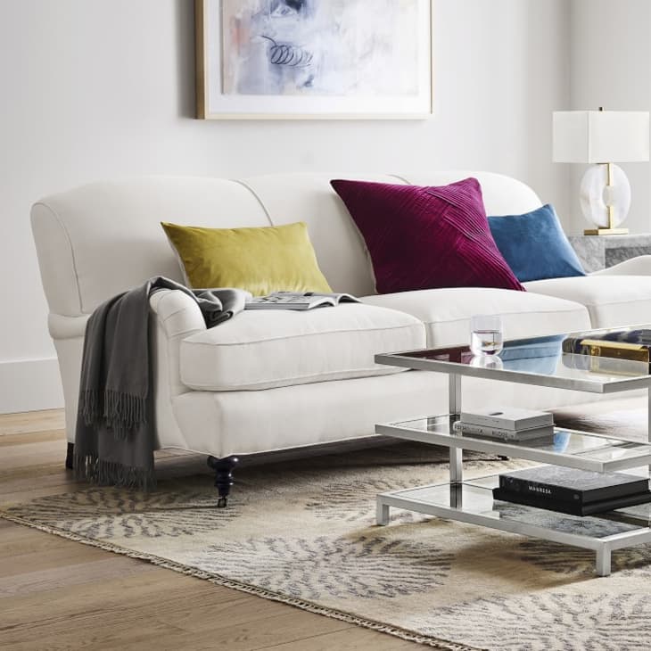 Pottery barn english hotsell roll arm sofa