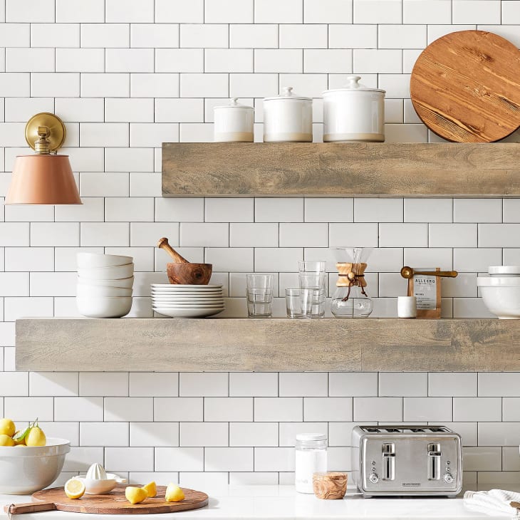 10 Best Floating Kitchen Shelves 2024 Wood, Metal, Storage The Kitchn