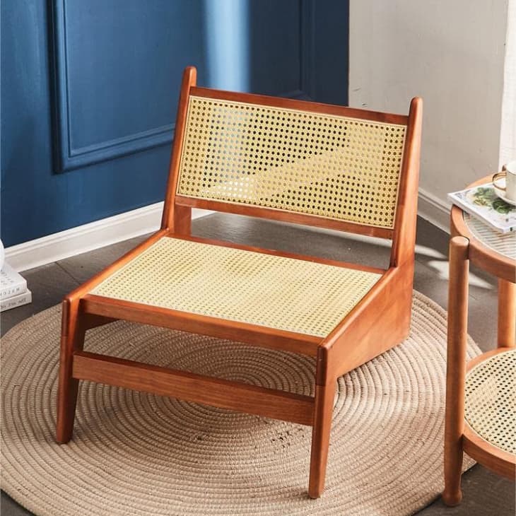 Modern best sale rattan armchair