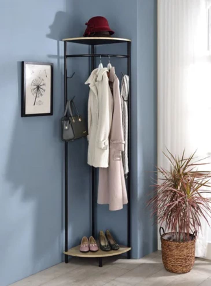 Skinny clearance clothes rack