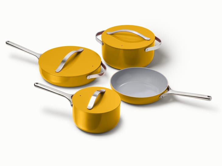 Best Colorful Cookware Caraway Launches Marigold Color Cookware