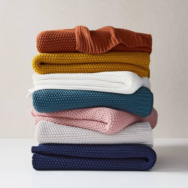 West elm discount waffle weave throw