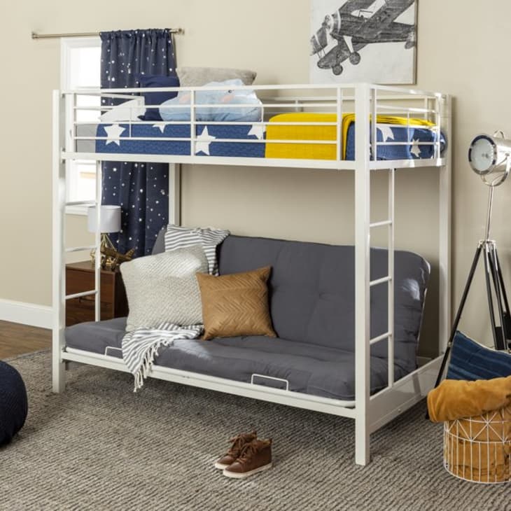 Walmart bunk beds store twin over futon