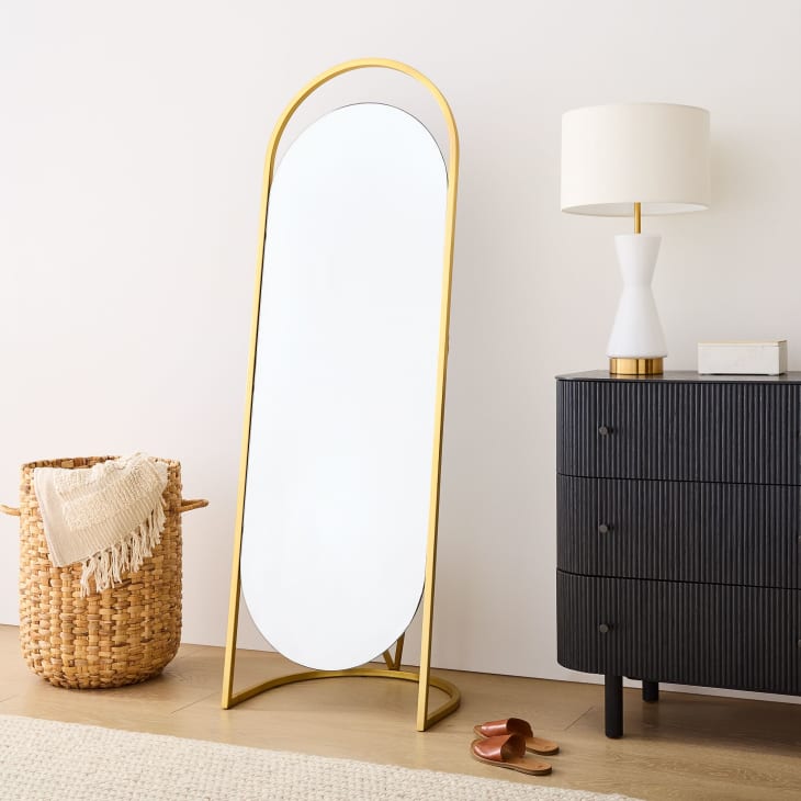 West elm outlet floor mirror