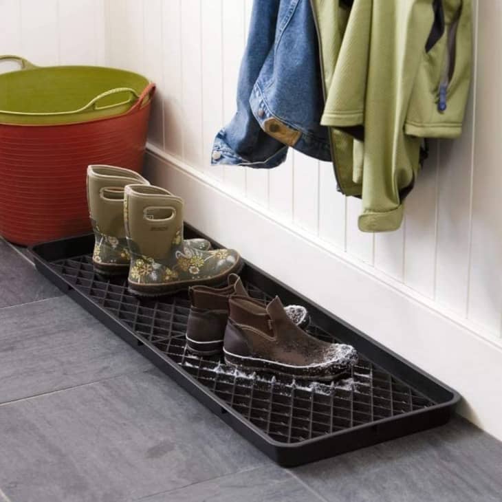 Front door shoe online tray