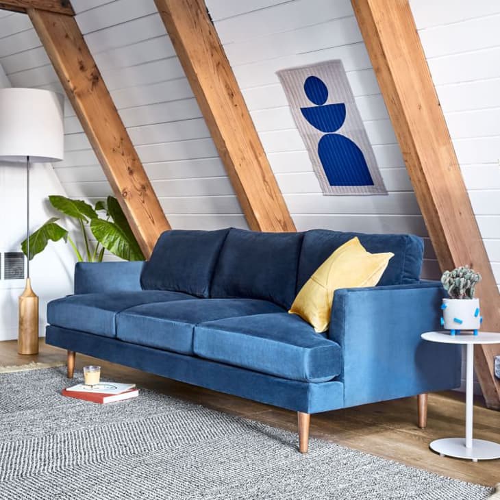 10 Best Velvet Sofas Of 2024 West Elm Wayfair Urban Outfitters   Have Loft Sofa West Elm