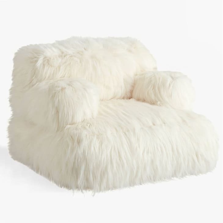 Himalayan faux fur chair best sale