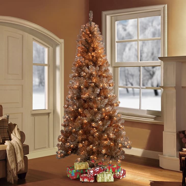 7 Rose Gold Christmas Trees and Where to Buy | Apartment Therapy