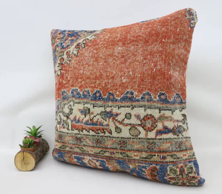 Vintage rug pillows hotsell