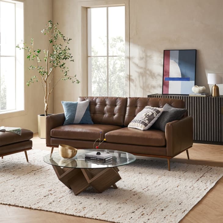 10 Best Modern Leather Sofas 2023 | Apartment Therapy
