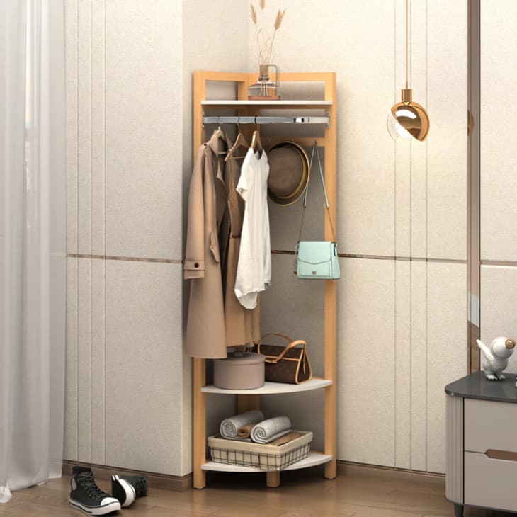 Corner garment rack sale