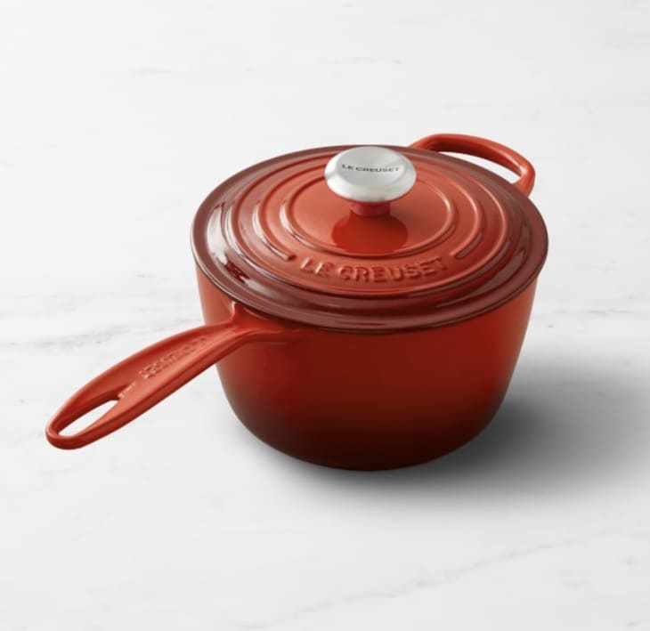 Le Creuset Signature Saucepan: Williams Sonoma Sale | The Kitchn