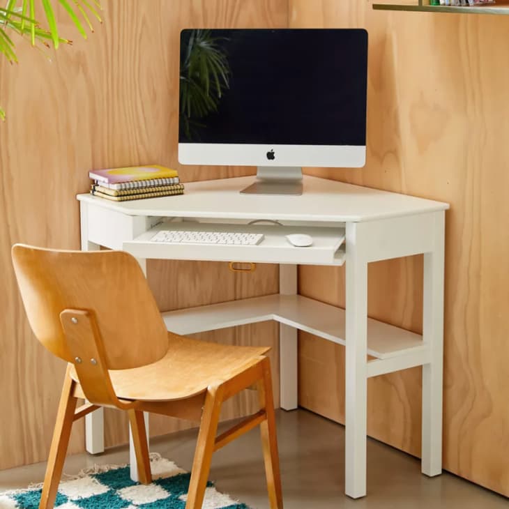 Slim corner deals computer desk