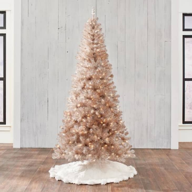 7 Rose Gold Christmas Trees and Where to Buy Apartment Therapy