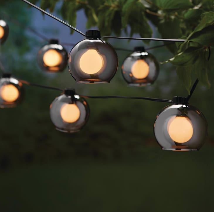 Modern outdoor string lights top