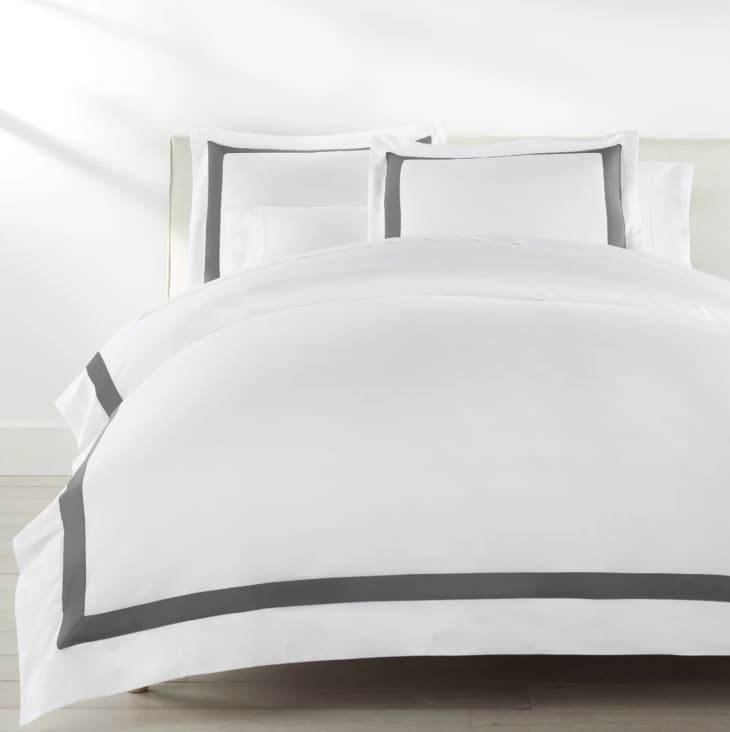 Peacock Alley Soprano Trim Sateen Duvet Cover & Shams Set Review