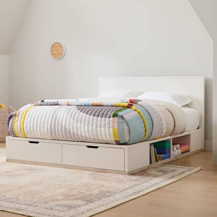 Kids full size bed with storage clearance
