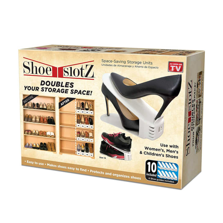 Shoe Slotz Shoe Organizer The Easiest Way to Double Your Shoe Storage