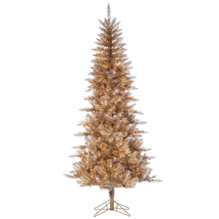 7 Rose Gold Christmas Trees and Where to Buy Apartment Therapy