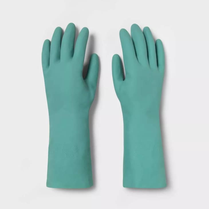 Rubber gloves store target