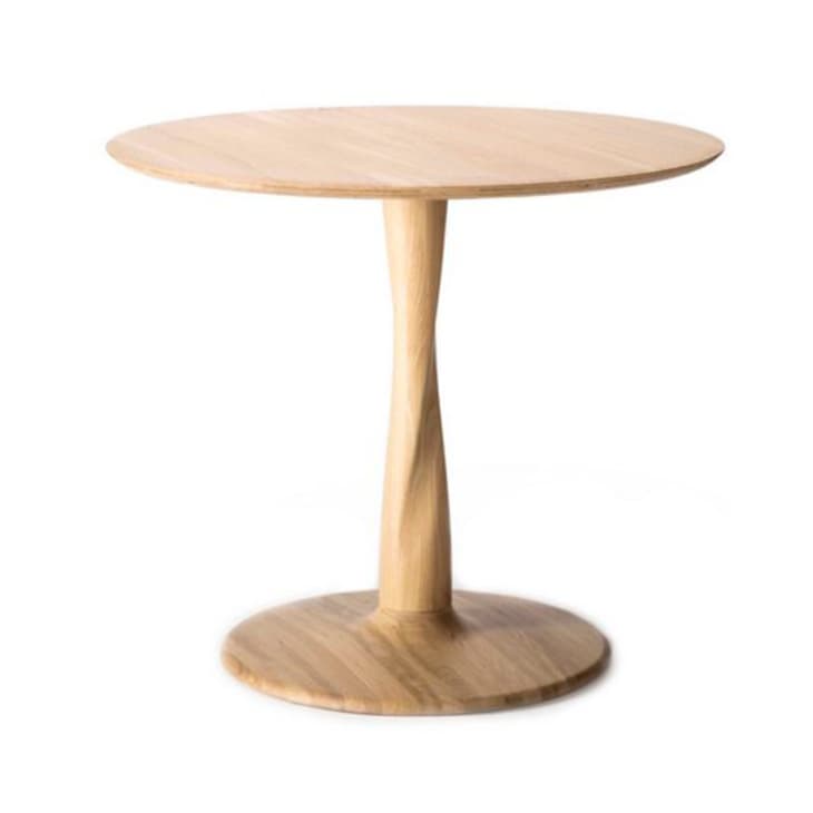 Tiny pedestal new arrivals table
