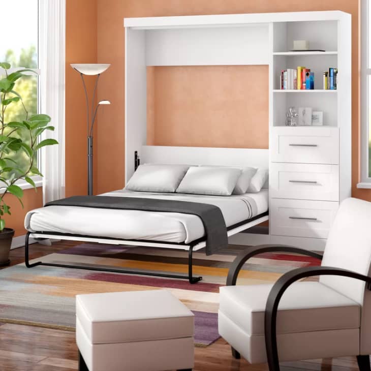 The Best Modern Murphy Beds For 2024 Small Space Magic Apartment   White Walley Murphy Bed Wayfair