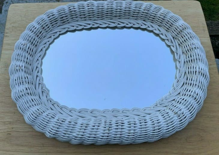 Drew Barrymore Has Two of These Classic Wicker Mirrors in Her Bathroom