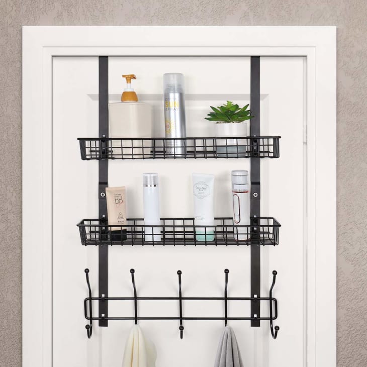 Over the door bathroom shop storage