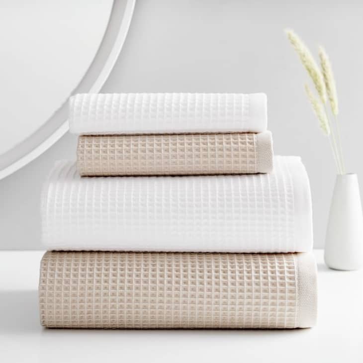 West elm waffle 2025 towels