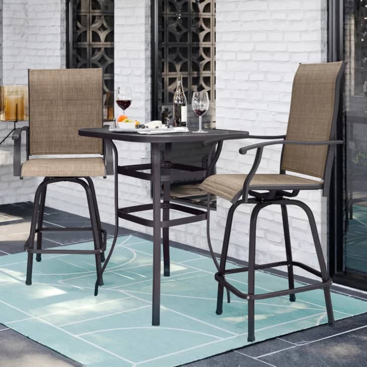 Genisus Square Counter Height Outdoor Dining Set at Wayfair