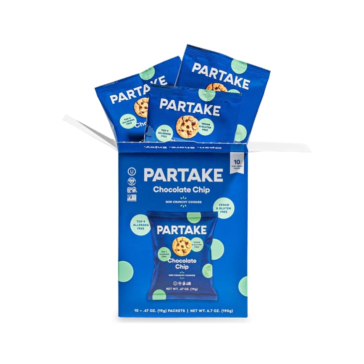 Partake Foods Crunchy Mini Chocolate Chip Cookie Snack Packs (10-pack) at Thrive Market