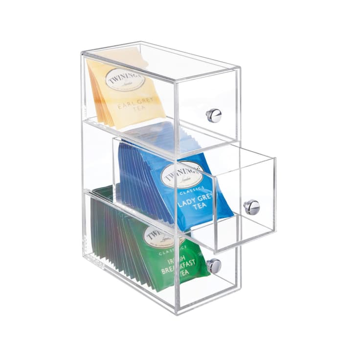 mDesign Stackable Container Station at Amazon