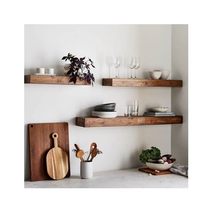 Emmerson Reclaimed Wood Floating Wall Shelves (24-Inch) at West Elm
