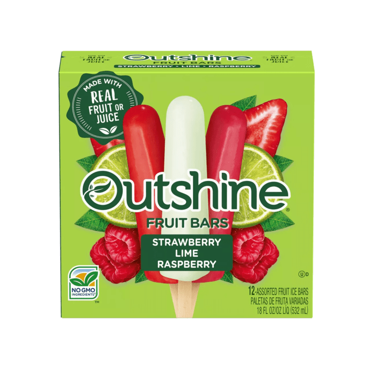 Outshine Strawberry, Lime & Raspberry Fruit Bars at undefined