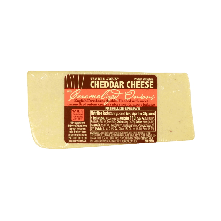 Trader Joe's English Cheddar with Caramelized Onions at undefined