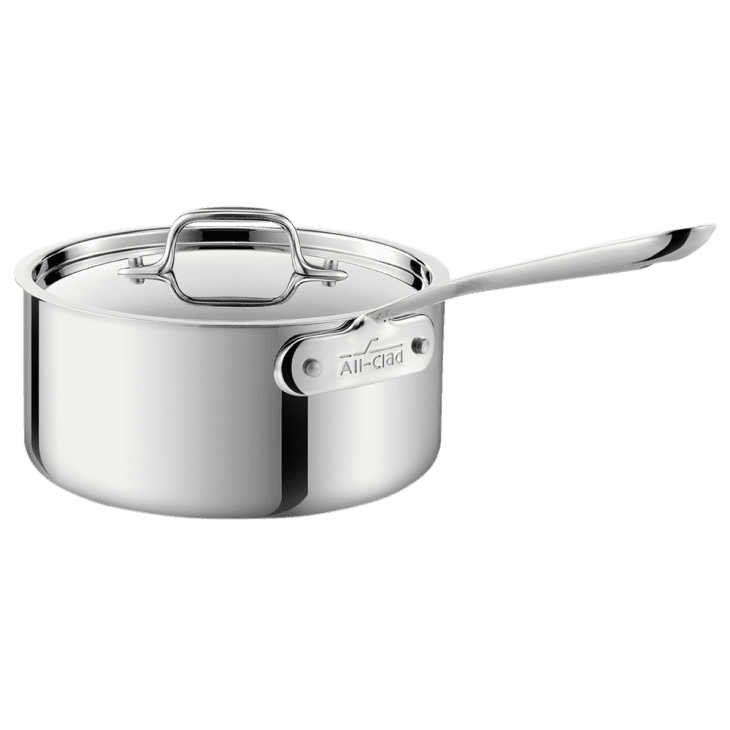 All-Clad Stainless Steel 3 Qt. Covered Saucepan at Macy’s