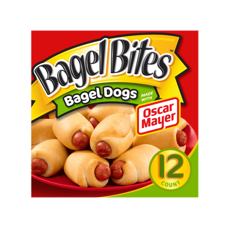 product photo of Bagel Bites Bagel Dogs on white background