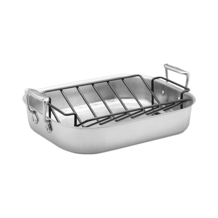 Product Image: All-Clad Stainless Steel Large Roasting Pan with Rack