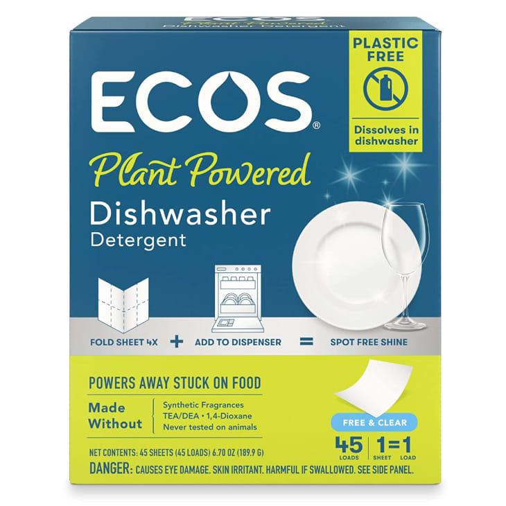 ECOS Plant Powered Dishwasher Sheets Detergent at Amazon