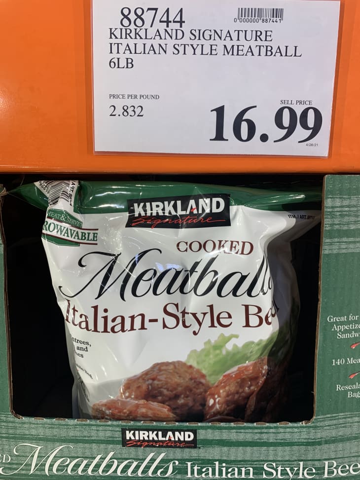 Costco Best Bulk Buy Frozen Meatballs - September 2021